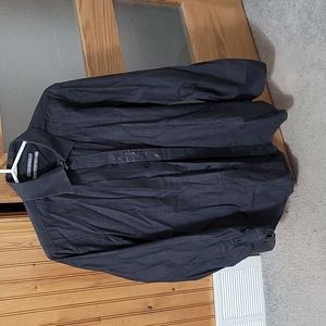 Dark charcoal grey dress shirt